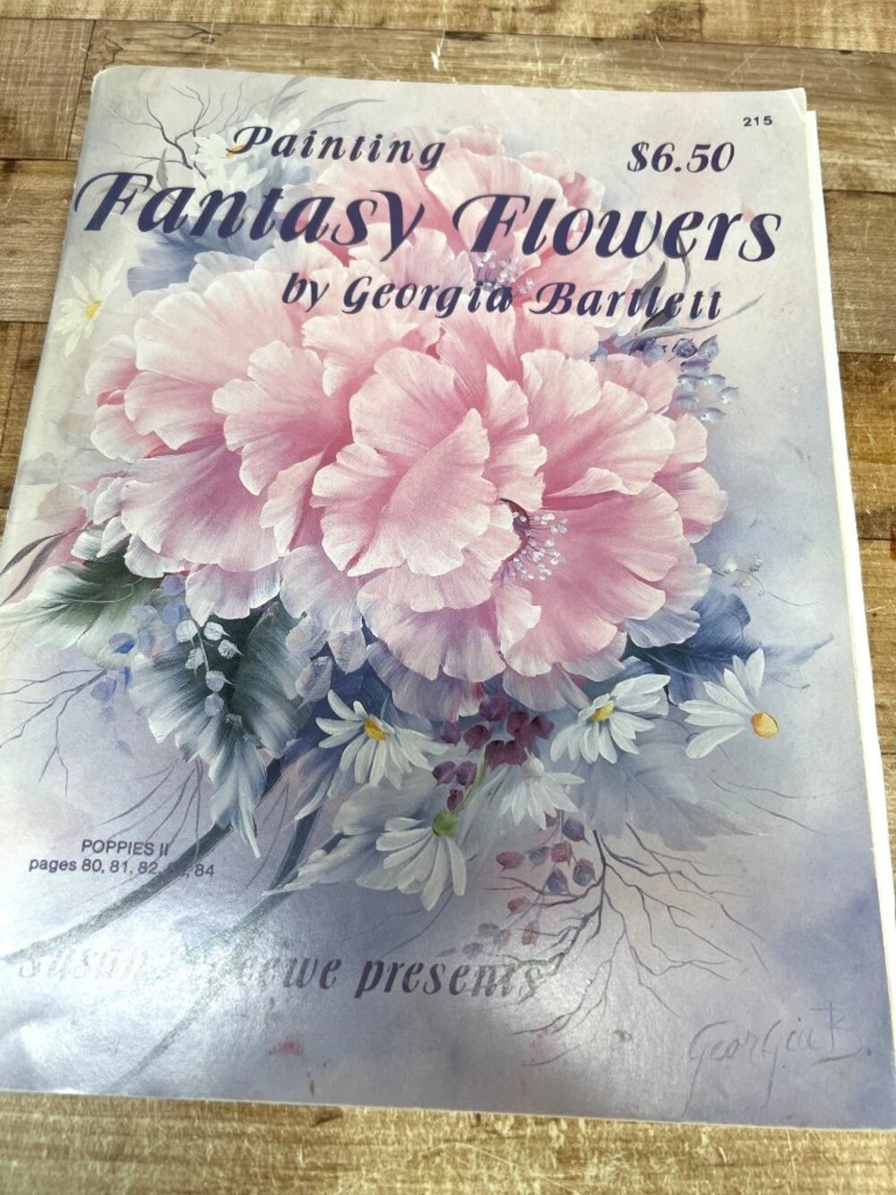 Painting Fantasy Flowers By Georgia Bartlett Art Instruction Book